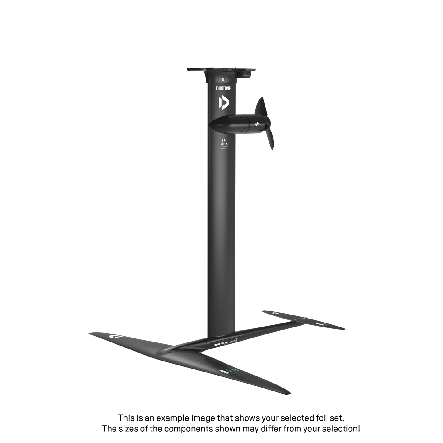 eMast AL Set 84 Fuselage Aero AL 3BS 74 Front Wing Glide 2.0 SLS 1100 Back Wing Stabilizer H 210 Adapter Fuselage - Duotone Onesize