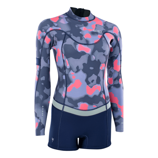 ION Women Wetsuit Amaze Shorty 2.0 Longsleeve Back Zip 2023